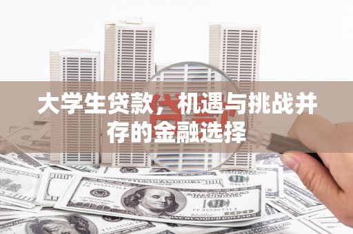 普格大学生贷款，机遇与挑战并存的金融选择