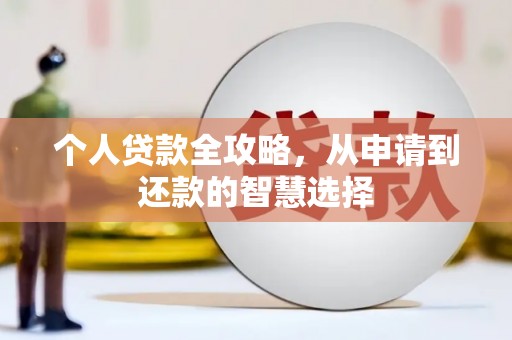 普格个人贷款全攻略，从申请到还款的智慧选择