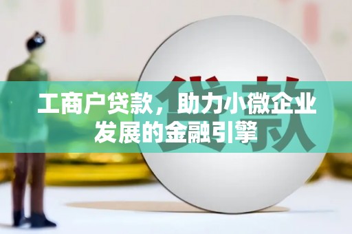 普格工商户贷款，助力小微企业发展的金融引擎