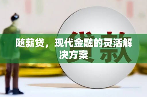 普格随薪贷，现代金融的灵活解决方案
