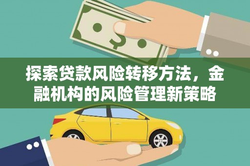 普格探索贷款风险转移方法，金融机构的风险管理新策略