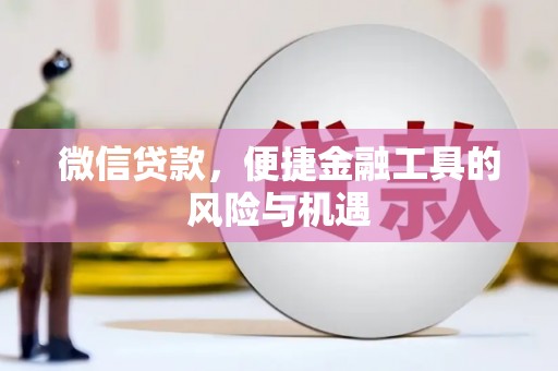 普格微信贷款，便捷金融工具的风险与机遇