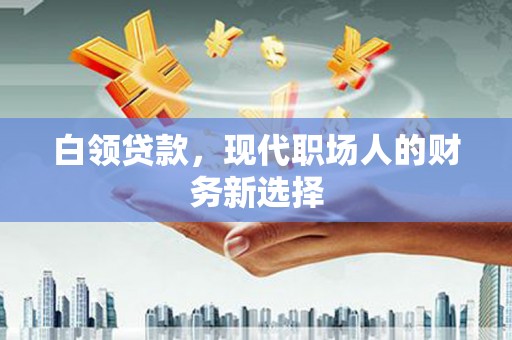 普格白领贷款，现代职场人的财务新选择