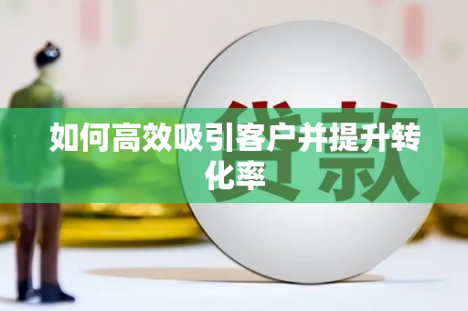 普格如何高效吸引客户并提升转化率