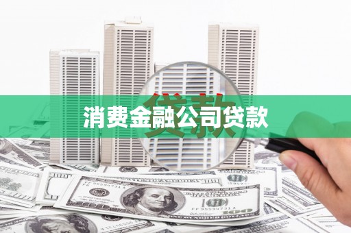 普格消费金融公司贷款