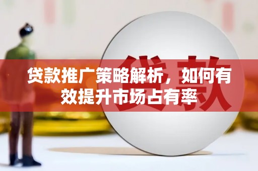 普格贷款推广策略解析，如何有效提升市场占有率
