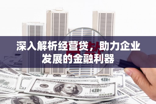 普格深入解析经营贷，助力企业发展的金融利器