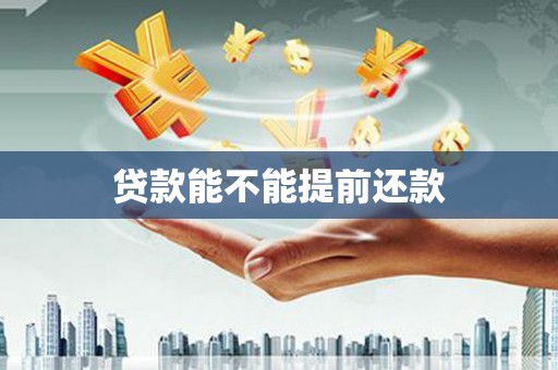 普格贷款能不能提前还款