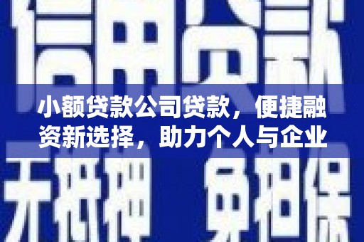 普格小额贷款公司贷款，便捷融资新选择，助力个人与企业成长