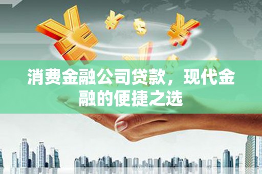 普格消费金融公司贷款，现代金融的便捷之选