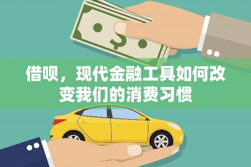 普格借呗，现代金融工具如何改变我们的消费习惯