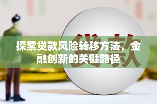 普格探索贷款风险转移方法，金融创新的关键路径