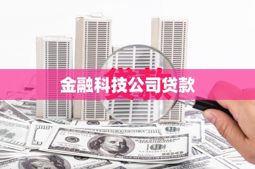 普格金融科技公司贷款