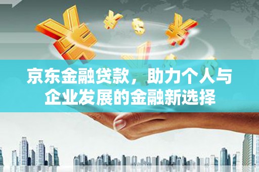 普格京东金融贷款，助力个人与企业发展的金融新选择