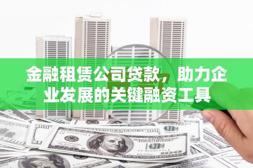 普格金融租赁公司贷款，助力企业发展的关键融资工具