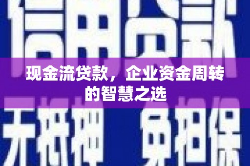普格现金流贷款，企业资金周转的智慧之选