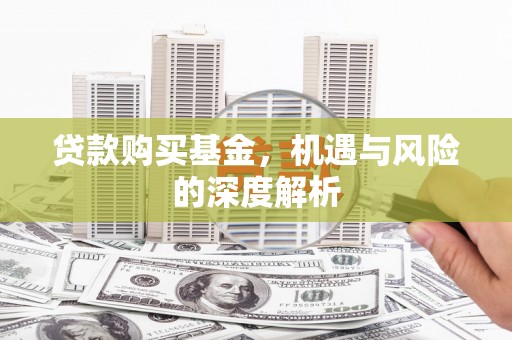 普格贷款购买基金，机遇与风险的深度解析