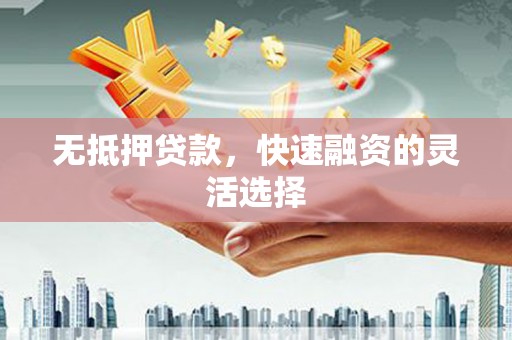 普格无抵押贷款，快速融资的灵活选择