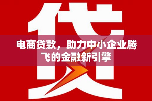 普格电商贷款，助力中小企业腾飞的金融新引擎