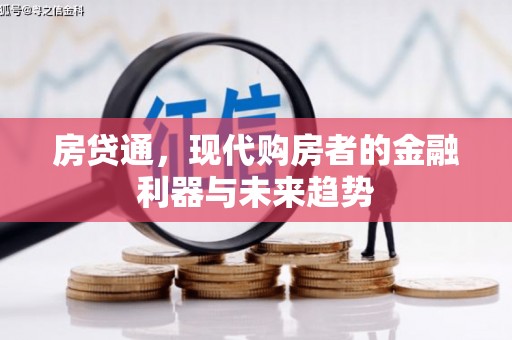 普格房贷通，现代购房者的金融利器与未来趋势