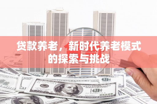 普格贷款养老，新时代养老模式的探索与挑战
