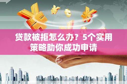 普格贷款被拒怎么办？5个实用策略助你成功申请