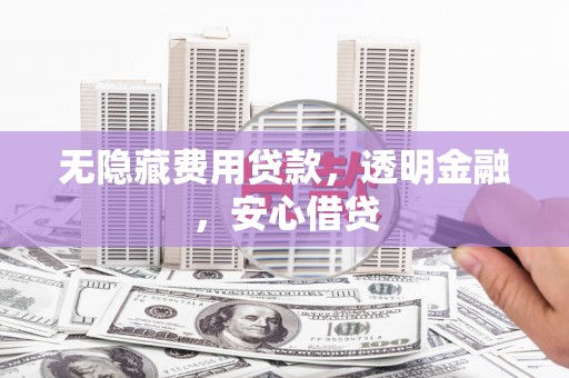 普格无隐藏费用贷款，透明金融，安心借贷