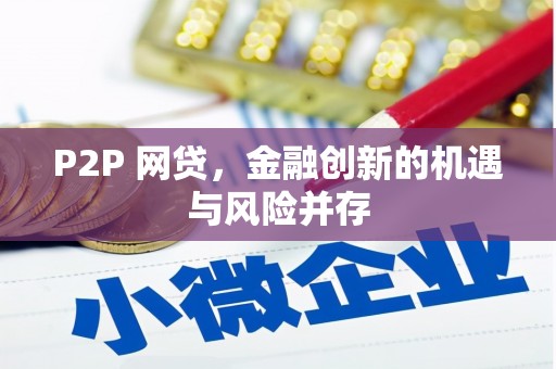 普格P2P 网贷，金融创新的机遇与风险并存