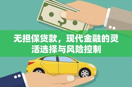 普格无担保贷款，现代金融的灵活选择与风险控制