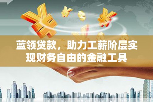 普格蓝领贷款，助力工薪阶层实现财务自由的金融工具