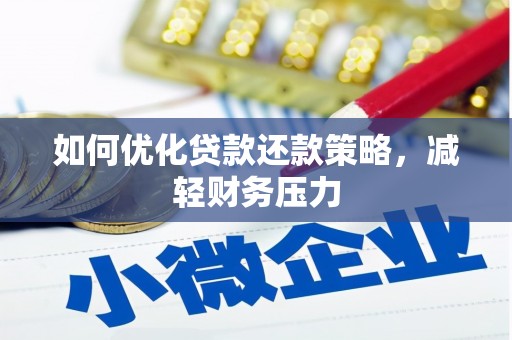普格如何优化贷款还款策略，减轻财务压力