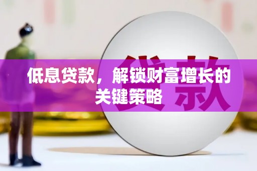 普格低息贷款，解锁财富增长的关键策略