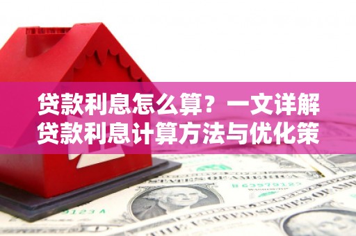 普格贷款利息怎么算？一文详解贷款利息计算方法与优化策略