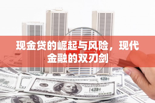 普格现金贷的崛起与风险，现代金融的双刃剑
