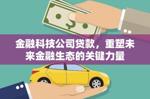 普格金融科技公司贷款，重塑未来金融生态的关键力量