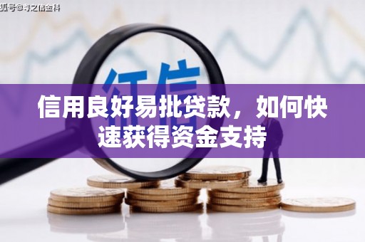 普格信用良好易批贷款，如何快速获得资金支持