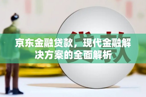 普格京东金融贷款，现代金融解决方案的全面解析