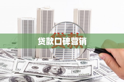 普格贷款口碑营销