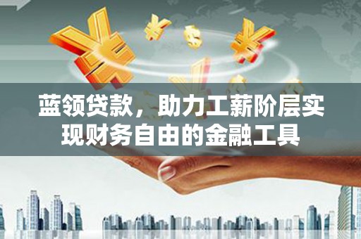 普格蓝领贷款，助力工薪阶层实现财务自由的金融工具