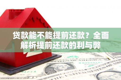 普格贷款能不能提前还款？全面解析提前还款的利与弊