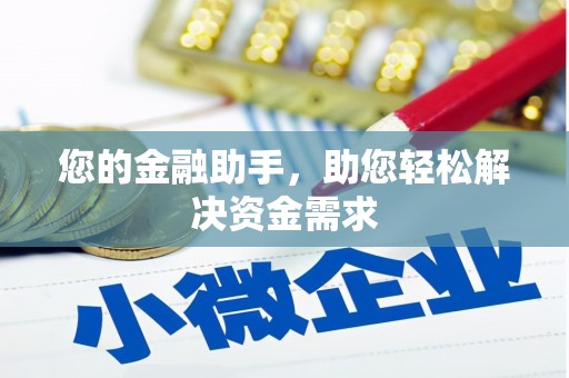 普格您的金融助手，助您轻松解决资金需求