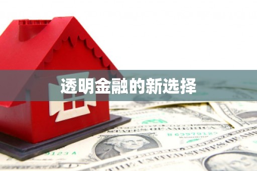 普格透明金融的新选择