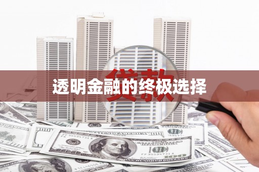 普格透明金融的终极选择
