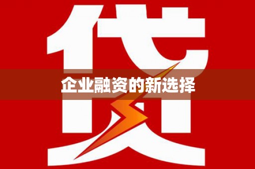 普格企业融资的新选择