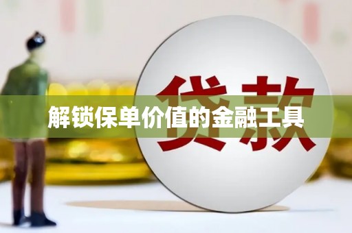 普格解锁保单价值的金融工具