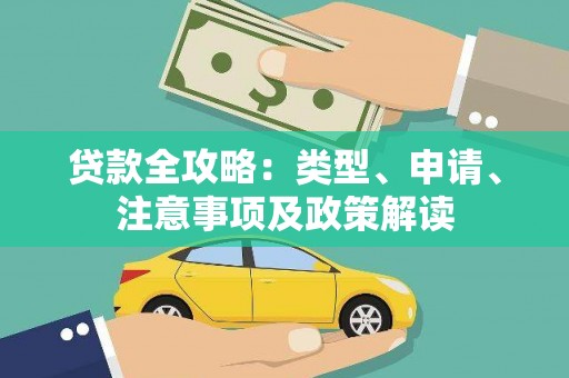 普格贷款全攻略：类型、申请、注意事项及政策解读